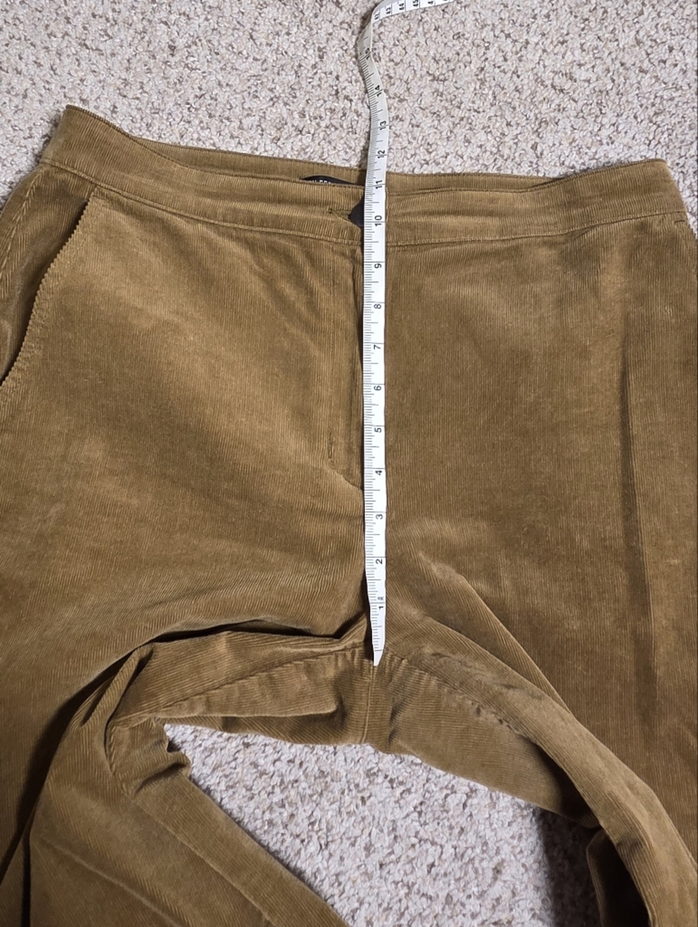 Eileen Fisher Organic Cotton Stretch Corduroy Wide Leg Pants Women's Small - Picture 7 of 10